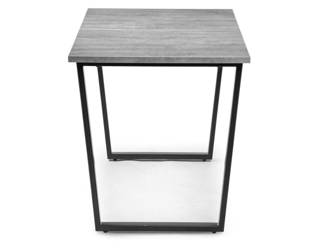 Стол раскладной Лота Лофт 120 черный матовый/бетон (Арт.489617)