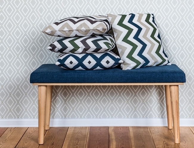 Банкетка широкая Lagom в интерьере