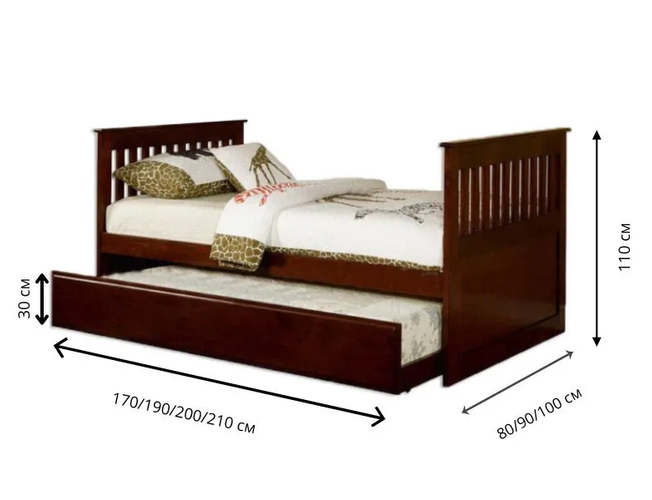 Детская кровать Велес Анита-3 с выдвижным местом