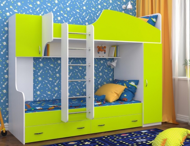 Кровать двухъярусная Ярофф Москва