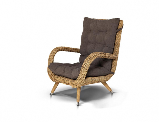 Кресло из ротанга 4SIS Толедо соломенный  (Арт.YH-C1910W)