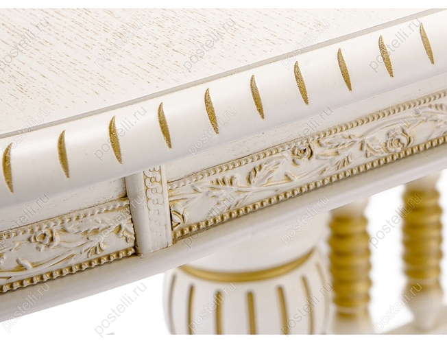 Обеденный стол Кантри 160 молочный (Арт. 406078)