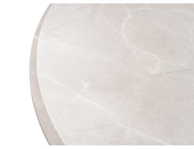 Стол Абилин 90 мрамор светло-серый/белый матовый (Арт.507216)