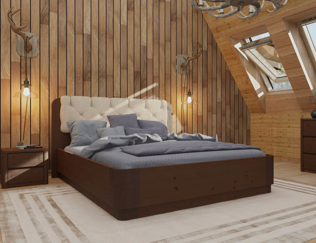 Кровать Wood Home 1 с ПМ