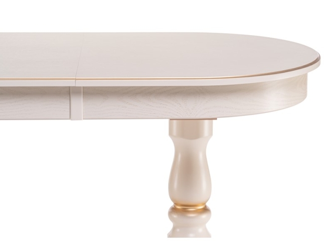 Деревянный стол Красидиано 150 слоновая кость/золото (Арт.515966)