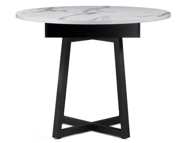 Деревянный стол Регна черный/белый (Арт.504217)