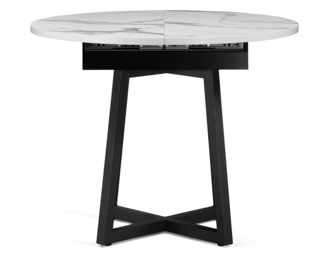 Деревянный стол Регна черный/белый (Арт.504217)