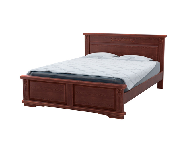 Купить кровать из массива Палермо 1 орех