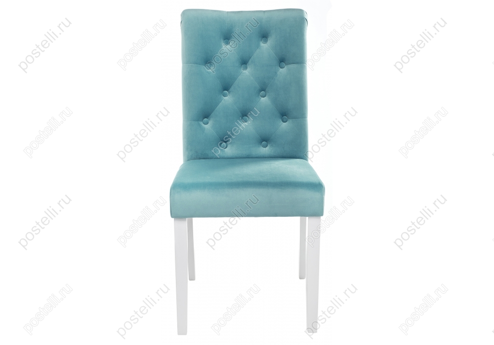 Стул Amelia white/fabric tiffany (Арт. 11584)