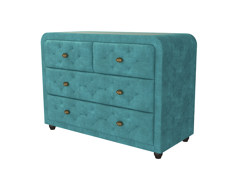 Комод Flavio Велюр (Лофти Лазурь)