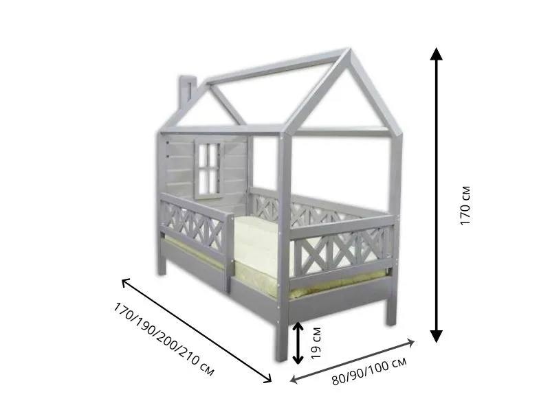 Детская кровать-домик Велес Прованс-1